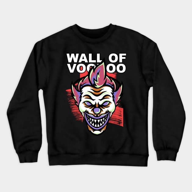 Wall of Voodoo rock Crewneck Sweatshirt by Joko Widodo